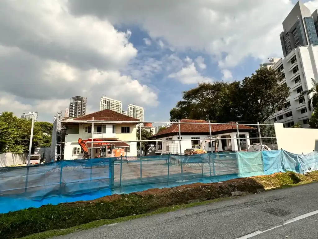 32 Gilstead Road Demolition In Progress on 5 Dec 2023